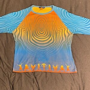 Cirque du Soleil ‘O’ Vibrant Blue and Orange Graphic Tee